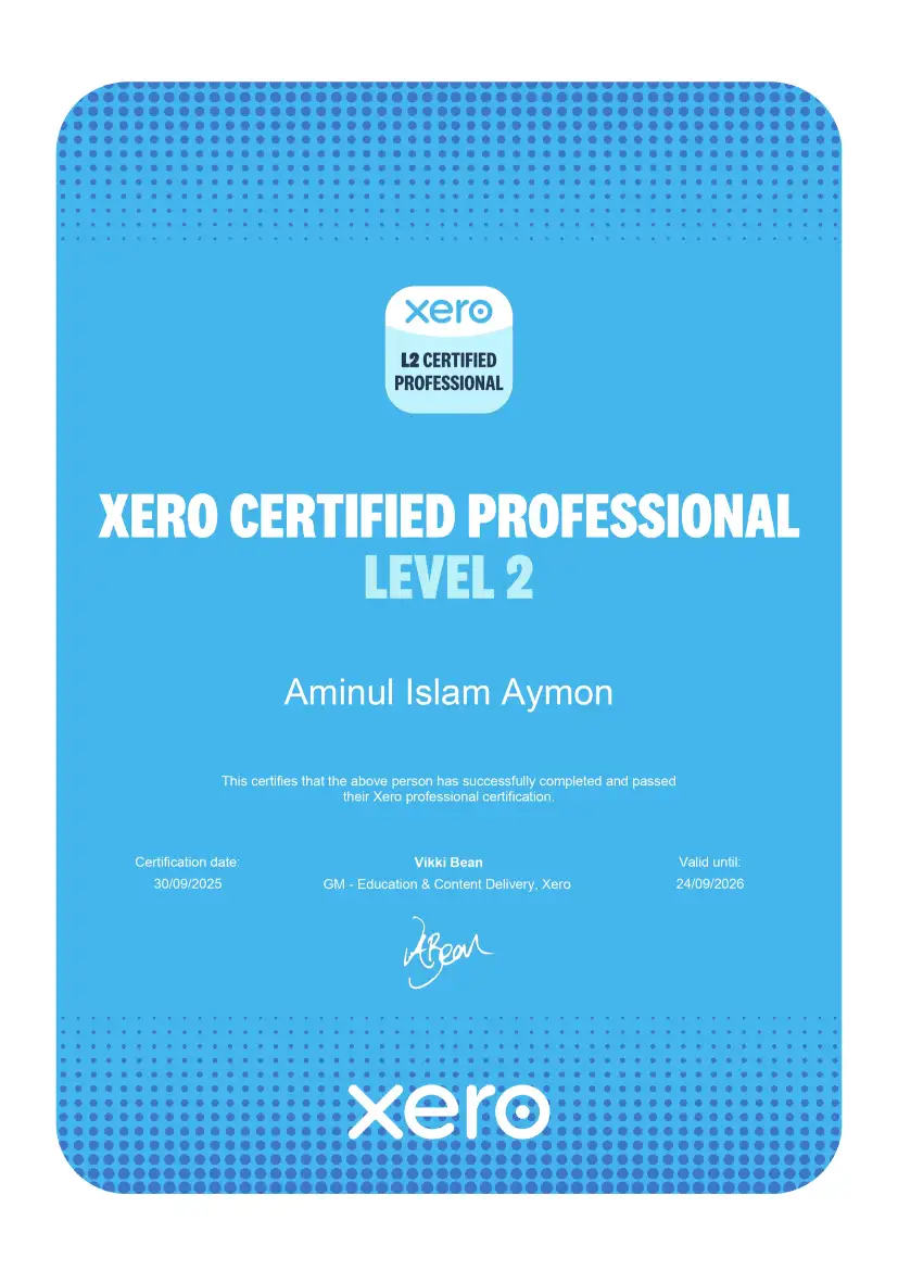 Xero Level 2