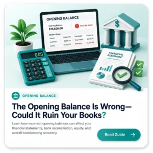 Opening Balance Is Wrong? How to Fix It Without Ruining Your Books
