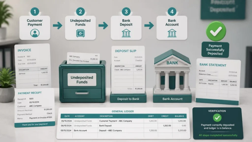 Undeposited Funds in QuickBooks: Why Payments Remain and How to Fix Them
