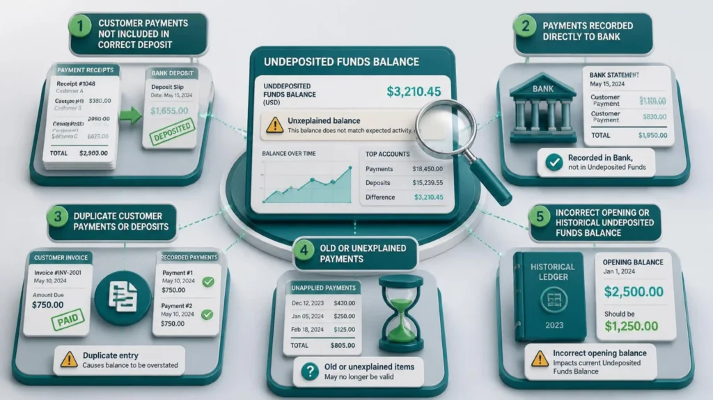 Undeposited Funds in QuickBooks: Why Payments Remain and How to Fix Them
