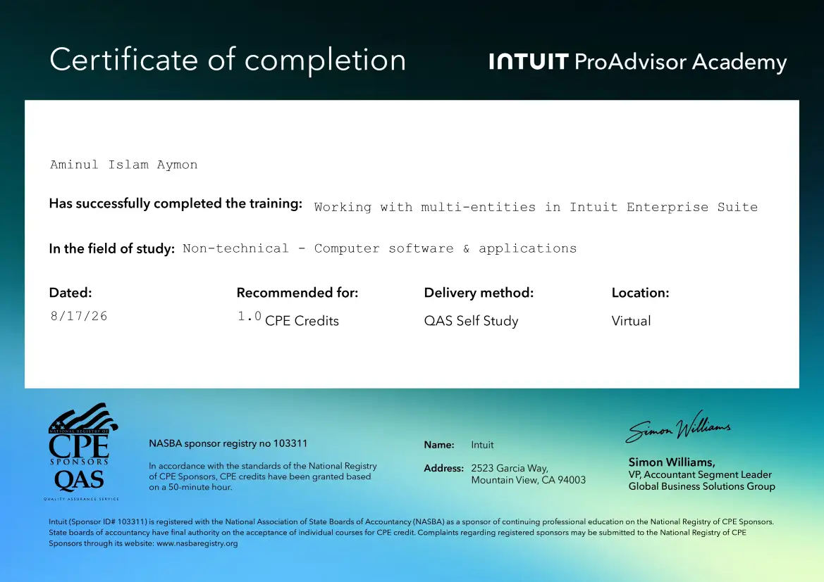 Multi-Entity Management
